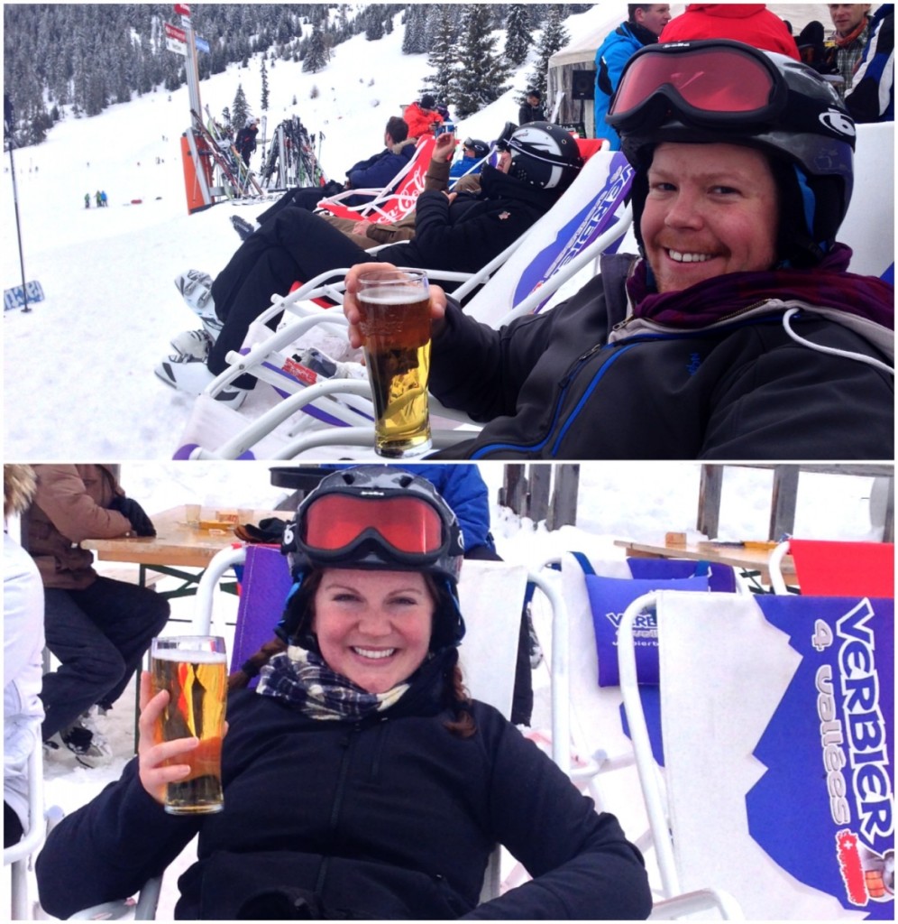 beers on the slopes
