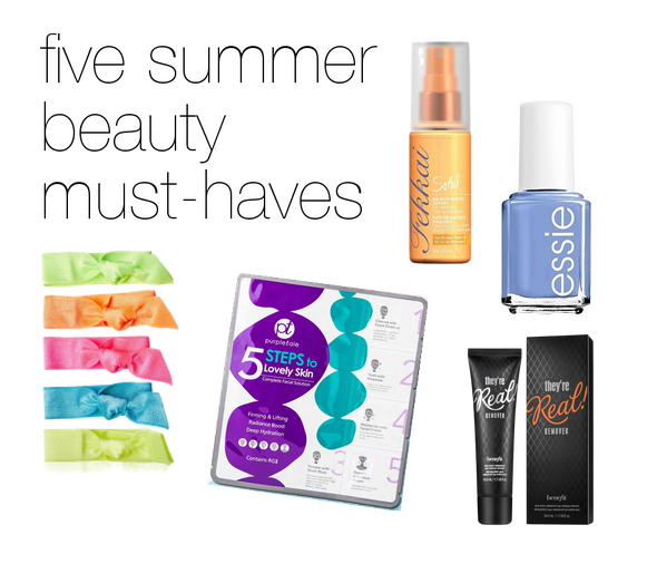 summer beauty for lazy travelers