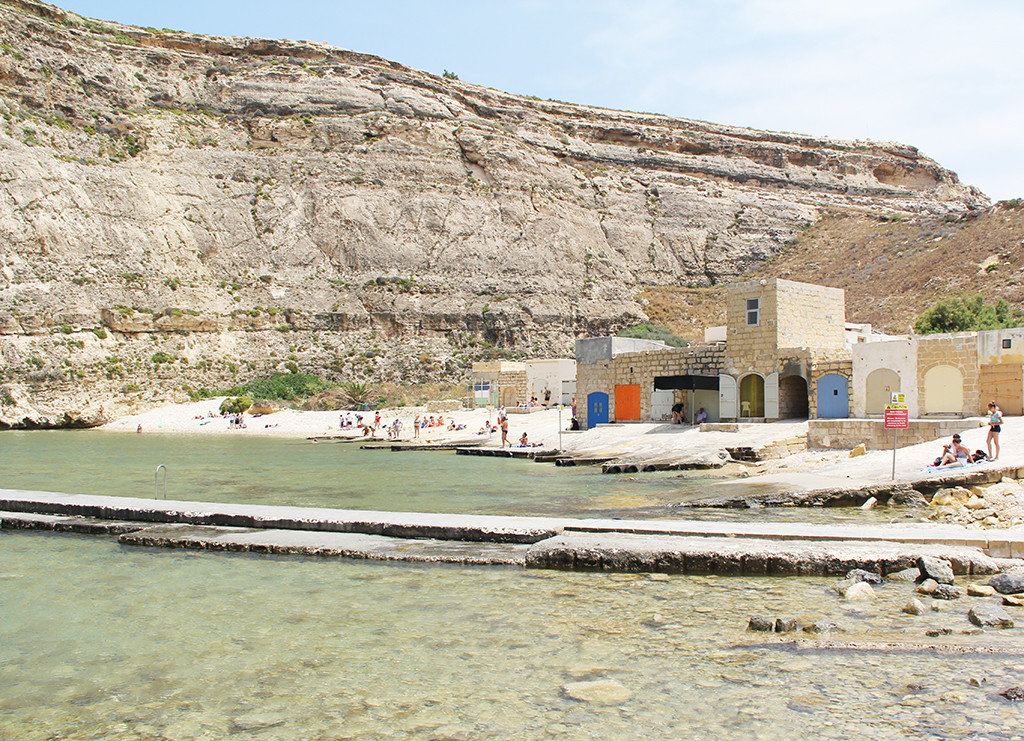 postcards from malta - swimming in dwejra