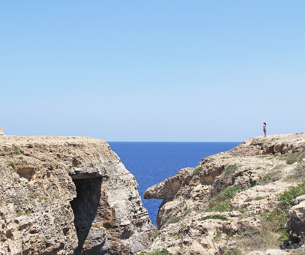one week in gozo - postcards from malta - Wied il-Mielah Window