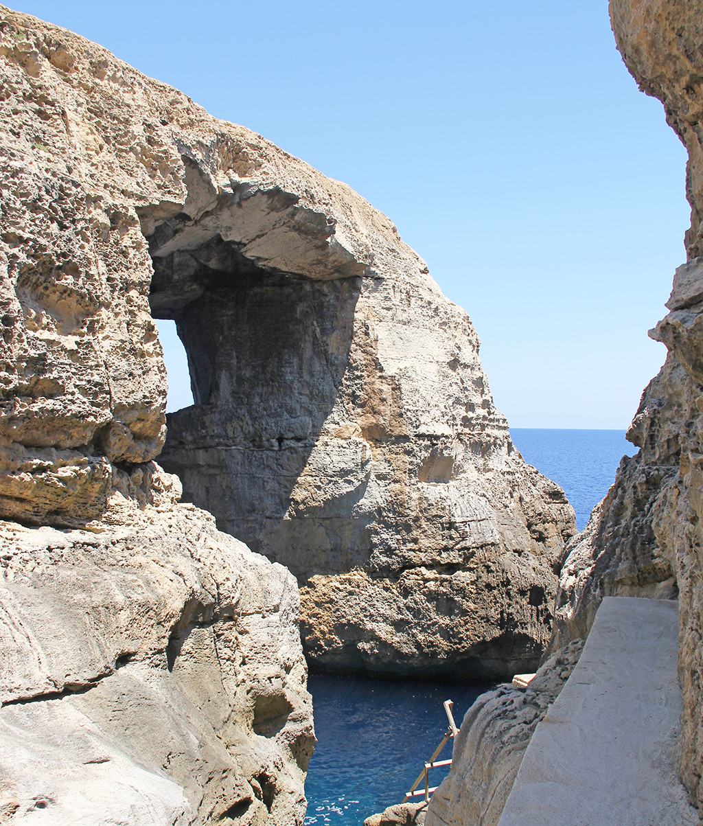 one week in gozo - postcards from malta - Wied il-Mielah Window 2